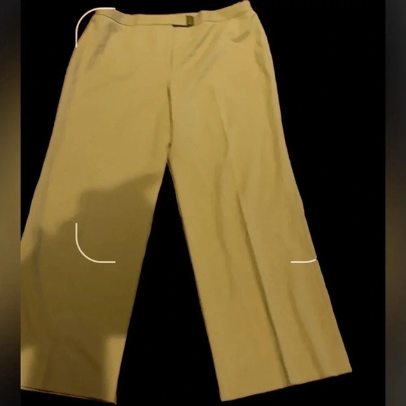 Jones New York Signature Stretch mustard yellow Straight leg  Trousers - Picture 1 of 13